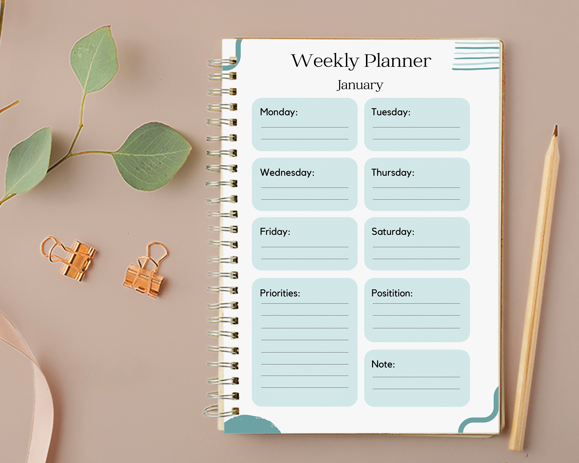 Digital Journals & Planner, Pages-390 - Image 3