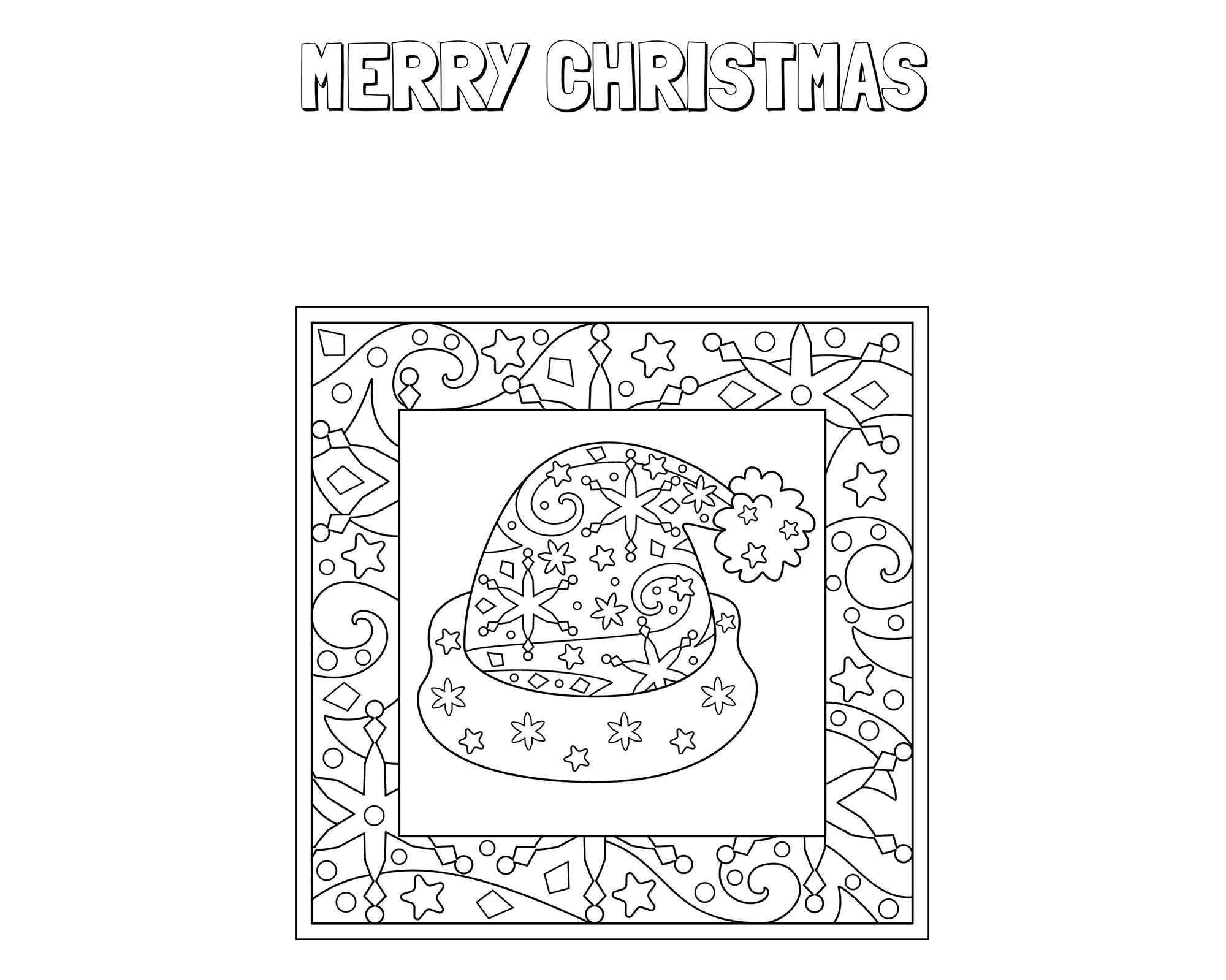 Christmas Coloring Book, Pages-30 - Image 3