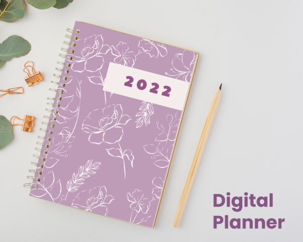 Digital Notebook Planner - Purple